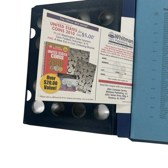 Whitman US National Park Quarter Coin Album 2010-2015 P, D & S Volume 1 #3058 - Picture 9 of 11